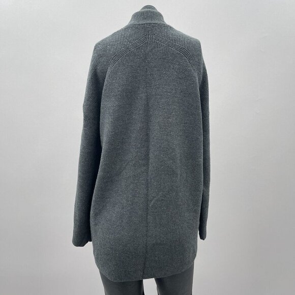 Lululemon Knit Cozy Open Front Long Sleeve Cardigan Pockets Wool Blend Women 4 - Picture 3 of 13
